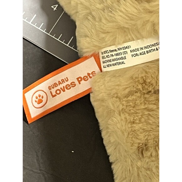 Subaru Loves Pets Douglas Dog Plush Yellow Labrador Lab Golden Stuffed Animal - Picture 10 of 11